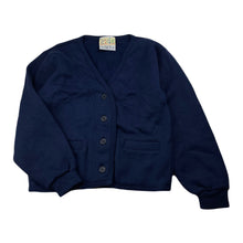 Load image into Gallery viewer, unisex Kids, vintage fleece lined cardigan / sweater, EUC, size 6,  