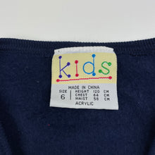 Load image into Gallery viewer, unisex Kids, vintage fleece lined cardigan / sweater, EUC, size 6,  