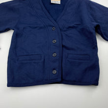 Load image into Gallery viewer, unisex Kids, vintage fleece lined cardigan / sweater, EUC, size 6,  