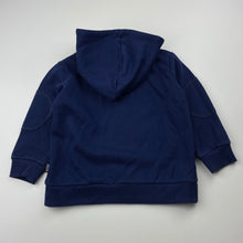Load image into Gallery viewer, Boys WORLD CUP, Rugby WC 2011 fleece lined zip hoodie sweater, GUC, size 2,  