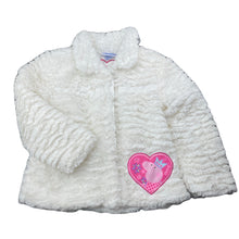 Load image into Gallery viewer, Girls Peppa Pig, lined faux fur jacket / coat, EUC, size 5,  