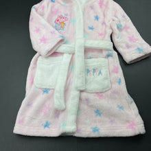 Load image into Gallery viewer, Girls Peppa Pig, fleece dressing gown / bath robe, L: 55cm, EUC, size 2,  