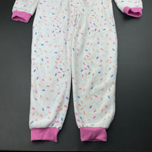 Load image into Gallery viewer, Girls Kids &amp; Co, soft fleece all-in-one pyjamas, EUC, size 6,  
