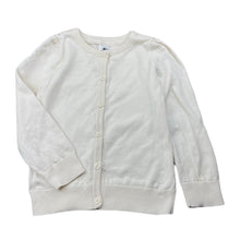 Load image into Gallery viewer, Girls H&amp;T, cream cotton knitted cardigan, GUC, size 5,  