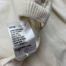 Load image into Gallery viewer, Girls H&amp;T, cream cotton knitted cardigan, GUC, size 5,  