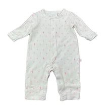 Load image into Gallery viewer, Girls Marquise, soft cotton romper, flamingos, FUC, size 000,  