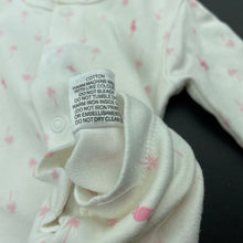 Load image into Gallery viewer, Girls Marquise, soft cotton romper, flamingos, FUC, size 000,  