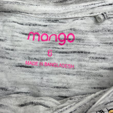 Load image into Gallery viewer, Girls Mango, tie front long sleeve top, unicorn, EUC, size 6,  