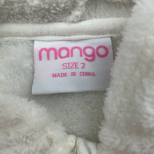 Load image into Gallery viewer, Girls Mango, soft fleece hooded vest, EUC, size 2,  