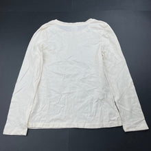 Load image into Gallery viewer, Girls Target, cream cotton long sleeve top, FUC, size 7,  