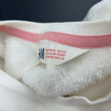 Load image into Gallery viewer, Girls H&amp;M, soft fleece sweater / jumper, kitten, EUC, size 5-6,  