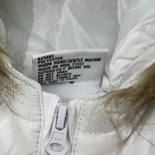 Load image into Gallery viewer, Girls Mango, white hooded puffer vest / jacket, EUC, size 3,  