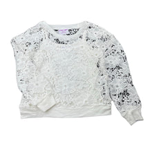 Load image into Gallery viewer, Girls Mango, dual layer floral lace top, EUC, size 7,  