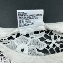 Load image into Gallery viewer, Girls Mango, dual layer floral lace top, EUC, size 7,  