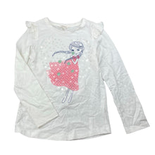 Load image into Gallery viewer, Girls Milkshake, cotton long sleeve top, sequins, EUC, size 7,  