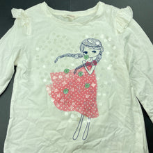 Load image into Gallery viewer, Girls Milkshake, cotton long sleeve top, sequins, EUC, size 7,  