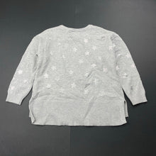 Load image into Gallery viewer, Girls Seed, grey knitted cotton sweater / jumper, stars, EUC, size 3,  