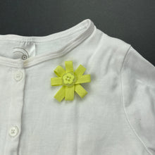 Load image into Gallery viewer, Girls Target, white cotton long sleeve top, FUC, size 2,  
