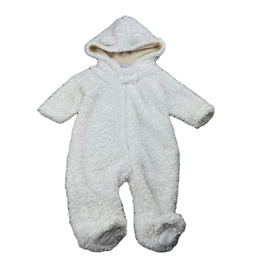 unisex UNICORN, fleece zip coverall / romper, GUC, size 00,  
