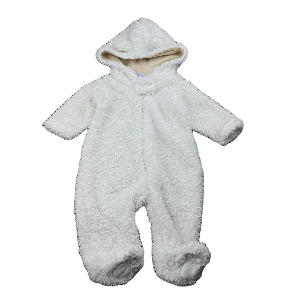 unisex UNICORN, fleece zip coverall / romper, GUC, size 00,  