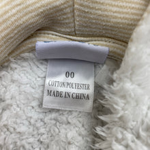 Load image into Gallery viewer, unisex UNICORN, fleece zip coverall / romper, GUC, size 00,  