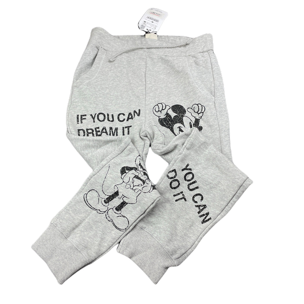 Girls Zara, Disney Mickey Mouse track pants, elasticated, Inside leg: 48cm, NEW, size 9,  