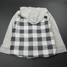Load image into Gallery viewer, Boys H&amp;T, flannel cotton hooded shirt, FUC, size 6,  
