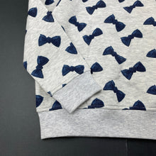 Load image into Gallery viewer, Girls B Collection, fleece lined sweater / jumper, bows, EUC, size 4,  