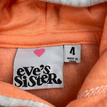 Load image into Gallery viewer, Girls Eve's Sister, fleece lined hoodie sweater, sequin owl, EUC, size 4,  