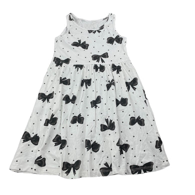 Girls H&M, cotton casual summer dress, no size, armpit to armpit: 28cm, FUC, size 3-4, L: 59cm