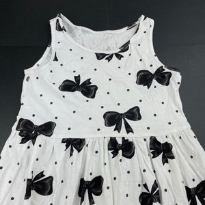 Girls H&M, cotton casual summer dress, no size, armpit to armpit: 28cm, FUC, size 3-4, L: 59cm