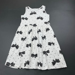 Girls H&M, cotton casual summer dress, no size, armpit to armpit: 28cm, FUC, size 3-4, L: 59cm