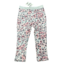 Load image into Gallery viewer, Girls Dymples, floral leggings, elasticated, Inside leg: 31cm, NEW, size 2,  