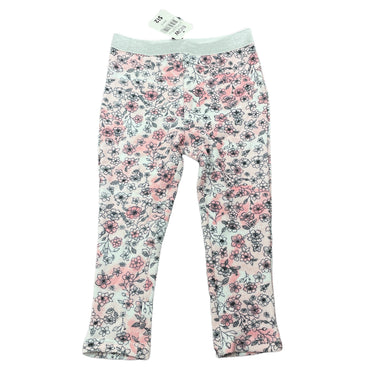 Girls Dymples, floral leggings, elasticated, Inside leg: 31cm, NEW, size 2,  