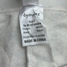 Load image into Gallery viewer, Girls Dymples, floral leggings, elasticated, Inside leg: 31cm, NEW, size 2,  