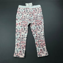 Load image into Gallery viewer, Girls Dymples, floral leggings, elasticated, Inside leg: 31cm, NEW, size 2,  