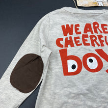 Load image into Gallery viewer, Boys TWO &amp; SEVEN, grey long sleeve t-shirt / top, NEW, size 3,  