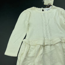 Load image into Gallery viewer, Girls Origami, knitted long sleeve dress, NEW, size 2, L: 44cm