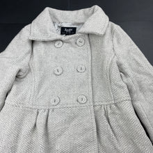 Load image into Gallery viewer, Girls Bardot Junior, light grey soft feel jacket / coat, L: 50cm, NEW, size 5,  