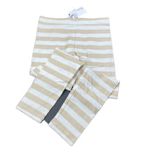 Load image into Gallery viewer, Girls Target, metallic gold stripe leggings, Inside leg: 52cm, NEW, size 10,  
