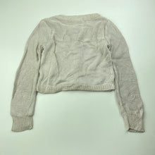 Load image into Gallery viewer, Girls Pumpkin Patch, metallic knit cardigan, GUC, size 7,  