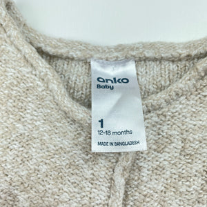 Girls Anko, soft feel knitted cardigan / sweater, EUC, size 1,  