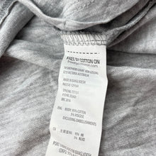 Load image into Gallery viewer, Girls Cotton On, grey marle long sleeve top, heart, EUC, size 12,  