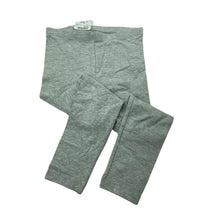 Load image into Gallery viewer, Girls Anko, grey marle leggings, elasticated, Inside leg: 41cm, NEW, size 4,  