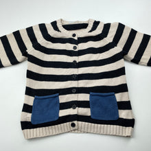 Load image into Gallery viewer, unisex ETONZOE, knitted cotton cardigan / sweater, GUC, size 4,  