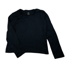 Load image into Gallery viewer, Girls Favourites, black organic cotton long sleeve top, GUC, size 10,  