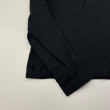 Load image into Gallery viewer, Girls Favourites, black organic cotton long sleeve top, GUC, size 10,  