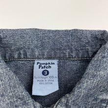 Load image into Gallery viewer, Boys Pumpkin Patch, blue denim jacket, FUC, size 3,  