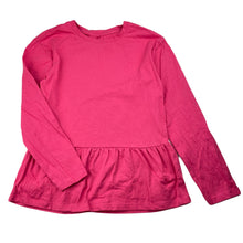 Load image into Gallery viewer, Girls Clothing &amp; Co, cotton long sleeve peplum top, EUC, size 9,  