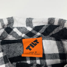 Load image into Gallery viewer, Boys Tilt, flannel cotton long sleeve shirt, GUC, size 3,  